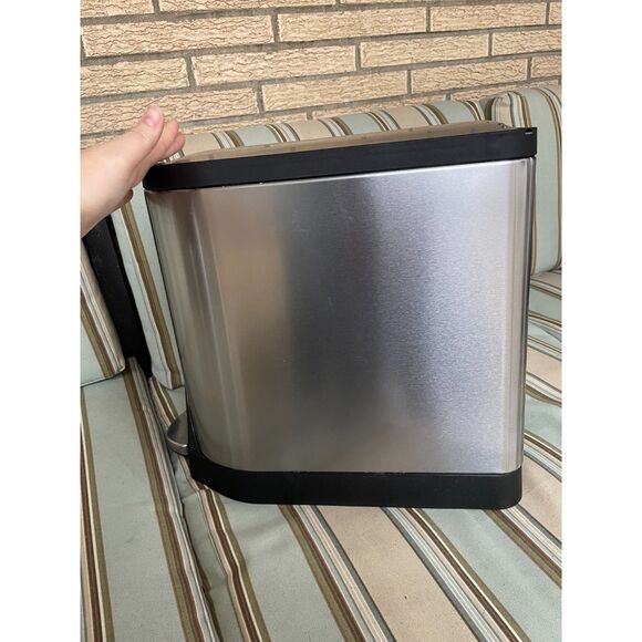 NWOT SimpleHuman 10L Butterfly Trash Can - Picture 5 of 6